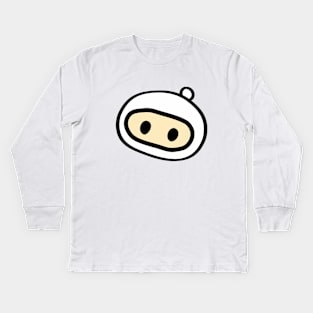 Bomberman Head Kids Long Sleeve T-Shirt